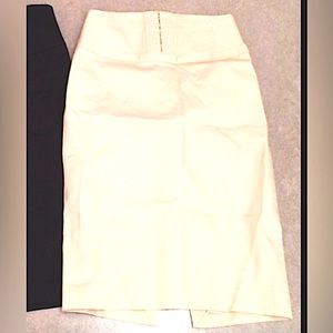 Khaki high waist pencil skirt size 0